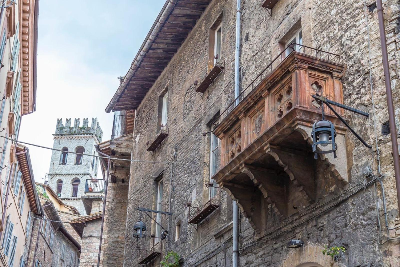 La Loggia Di Portica Residenza Storica Nel Centro Di Assisi Apartment ภายนอก รูปภาพ